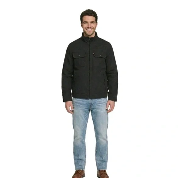 Men's Black Levi’s Jacket - Picture 7 of 14